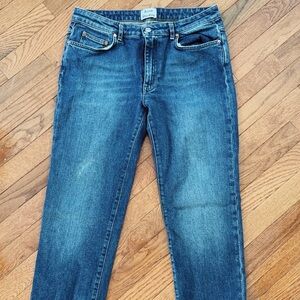 Acne Blue Women's Straight Jeans